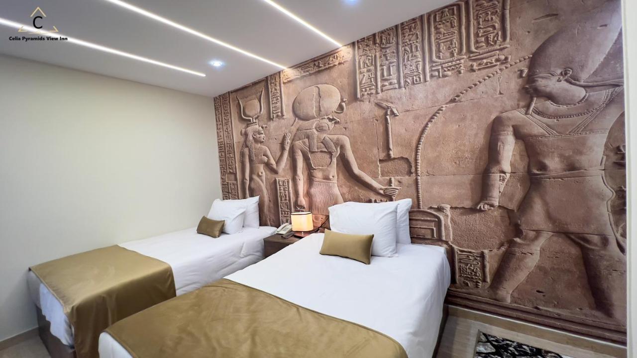 Celia Pyramids View Inn Nazlet el-Sîsi Exterior foto