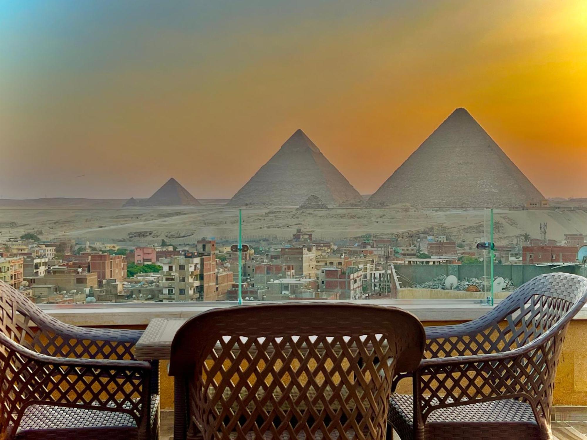 Celia Pyramids View Inn Nazlet el-Sîsi Exterior foto