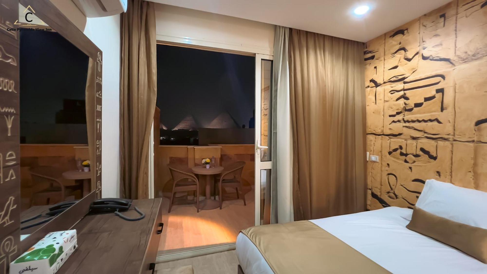 Celia Pyramids View Inn Nazlet el-Sîsi Exterior foto