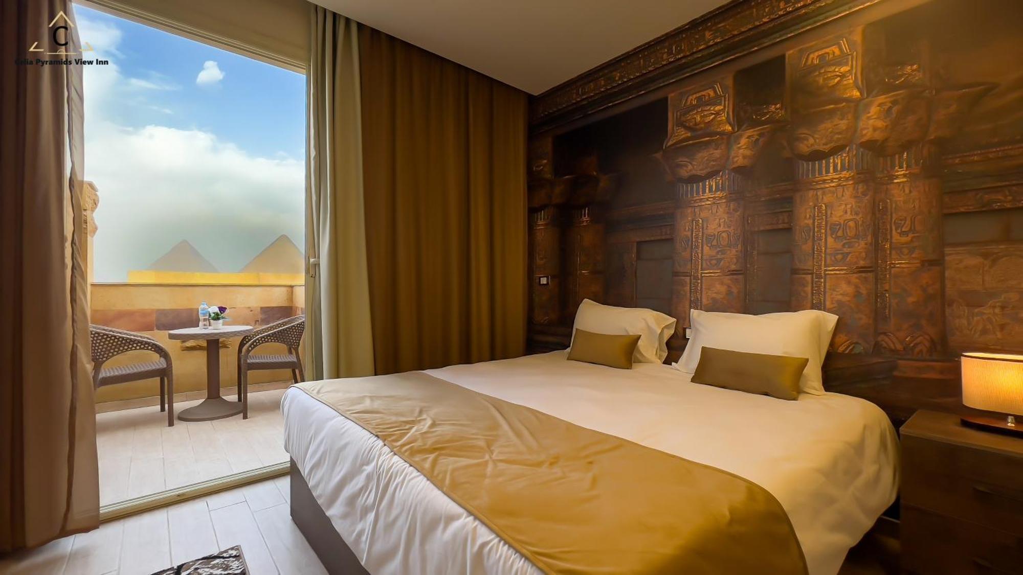 Celia Pyramids View Inn Nazlet el-Sîsi Exterior foto