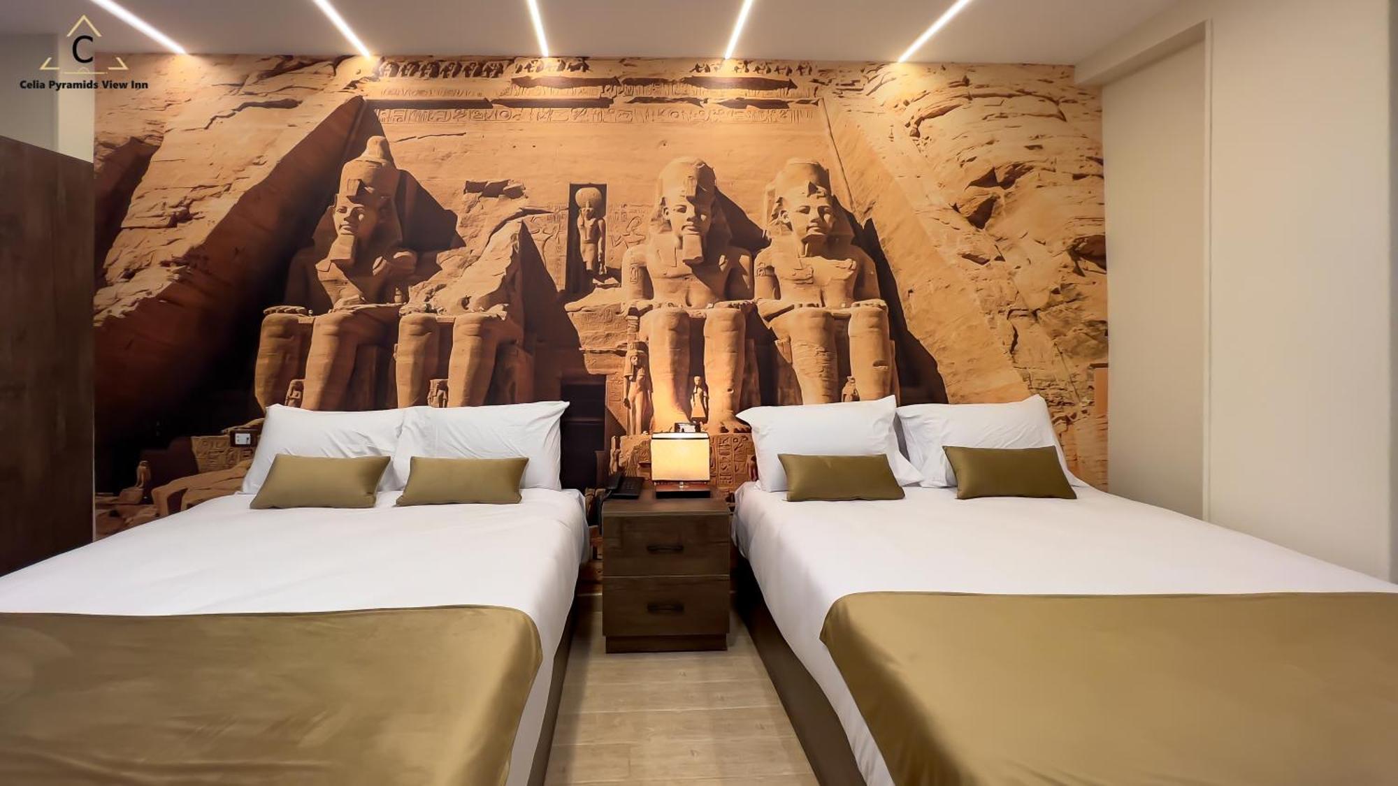 Celia Pyramids View Inn Nazlet el-Sîsi Exterior foto